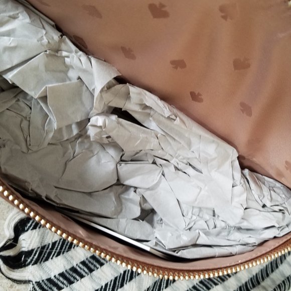 MAKE AN OFFER kate spade warm gingerbread leather belt waist fanny leila bag - Picture 7 of 8